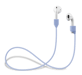 Sangle en gel de silicone doux avec clips aimantés pour AirPods/ AirPods Pro, Bleu Lilas
