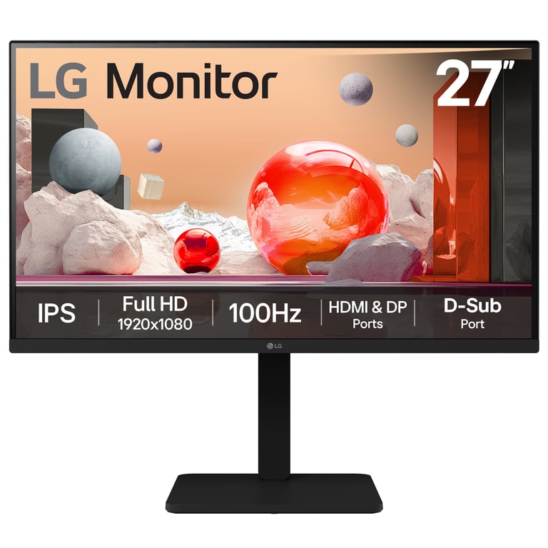 LG 27BA450 B écran plat de PC 68 6 cm 27 1920 x 1080 pixels Full HD Neuf