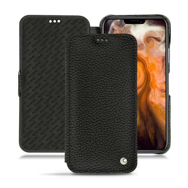 Housse cuir Apple iPhone 11 Pro Max -  - Noir - Cuir grainé