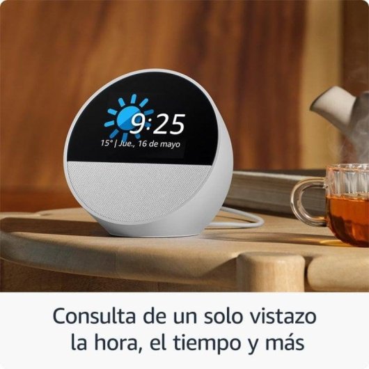 Assistant Vocal Amazon Echo Spot 2024 – Écran 2.83", Son de Qualité, Alexa - vue 6