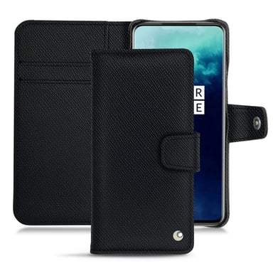 Housse cuir OnePlus 7T Pro -  - Noir - Cuir saffiano