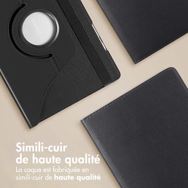 imoshion Coque tablette rotatif à 360° pour Samsung Galaxy Tab S11 - Noir