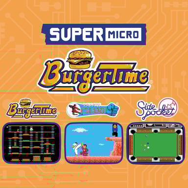 Llavero Super Micro Data East Burger Time Gamer