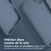 imoshion Coque Couleur avec MagSafe pour Apple iPhone 16 Plus - Bleu foncé