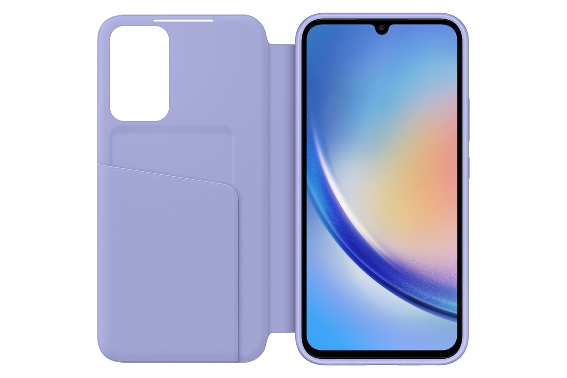 Samsung EF-ZA346 coque de protection pour téléphones portables 16,8 cm (6.6 ) Étui avec portefeuille Myrtille Samsung Galaxy A34 - Neuf