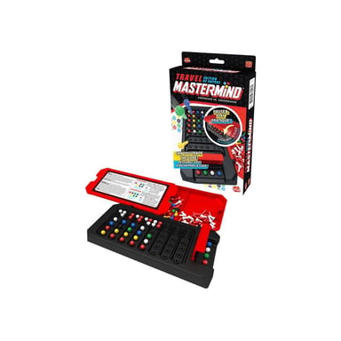 Jeu de logique Mastermind Travel Box Goliath Jeu de déduction à code pour 2 joueurs Case de voyage compacte Multicolore