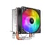 Mars Gaming MCPUARGB, Disipador CPU RGB, 2 Heatpipes HCT, TDP 130W, Silencioso, PWM