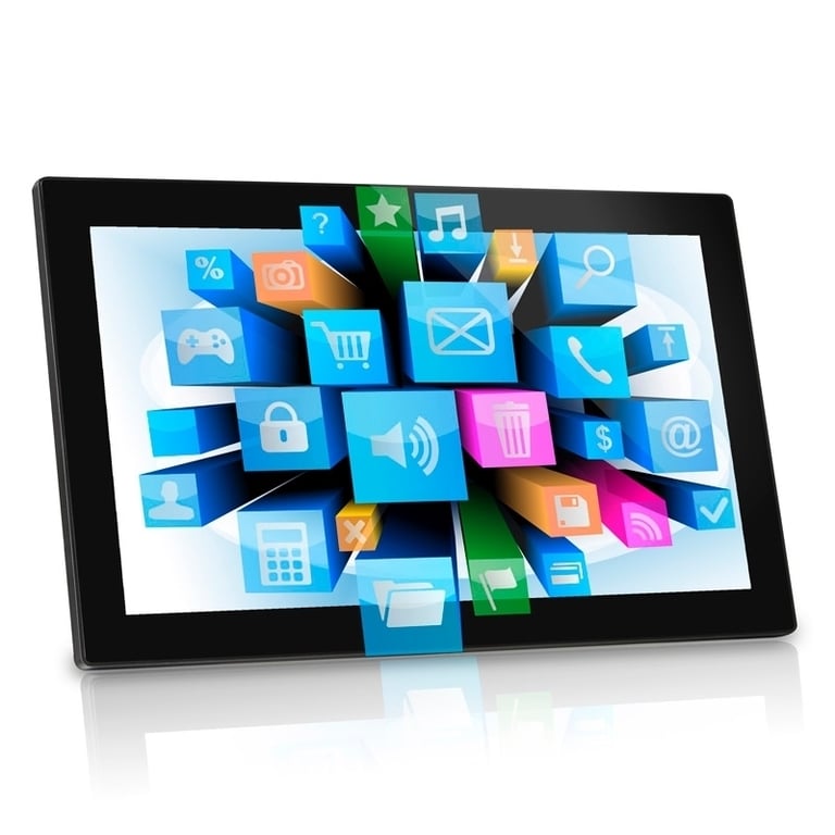 Tablette Grand Ecran 18' Android Cadre Photo Numérique LCD Tactile QuadCore