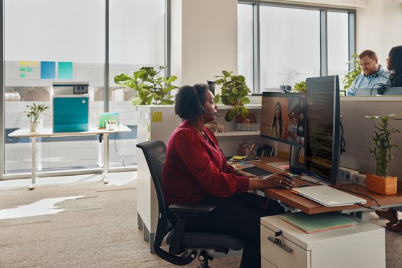 POLY Blackwire 3315-M Cuffia USB-A + 3,5 mm Mono certificata Microsoft Teams