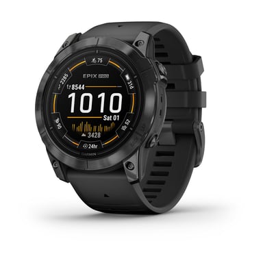 Garmin epix Pro (Gen 2) 3,56 cm (1.4'') AMOLED 51 mm Numérique 454 x 454 pixels Écran tactile Gris Wifi GPS (satellite)