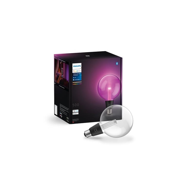 Ampoule connectée Philips Hue G125 E27 6,8 W Blanc - Neuf