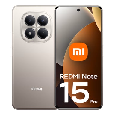 Xiaomi Redmi Note 15 Pro 5G 17,4 cm (6.83'') SIM doble Android 15 USB Tipo C 8 GB 512 GB 6580 mAh Titanio