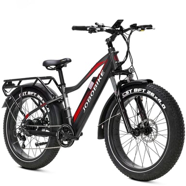 Bici Elettrica per Adulti JOBOBIKE Robin 26'' Motore Bafang 250W 48V13AH