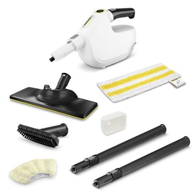 Kärcher SC 1 Multi & Up Limpiador a vapor portátil, Negro & Amarillo