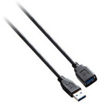 V7 Cavo di prolunga USB 3.0 A femmina a USB 3.0 A maschio, nero 3m 10ft
