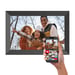 AGFAPHOTO - Marco de Foto Digital Conectado WIFI - Realiview APF1000WIFI-ONE - Aplicación Fameo, Pantalla Táctil de 10 pulgadas, Memoria de 16 GB, Funciones de Clima/Reloj - Negro