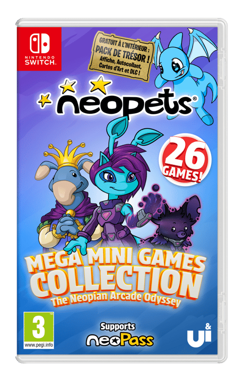 Neopets Mega Mini Games Collection Day 1 Edition Nintendo Switch - Neuf