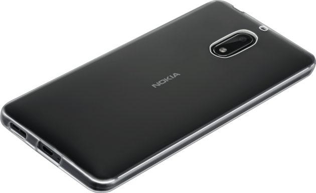 Custodia sottile invisibile per Nokia 6 (2017) 1,2 mm, trasparente