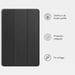 imoshion Coque tablette Trifold pour Samsung Galaxy Tab S11 - Noir