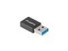 Lanberg AD-UC-UA-01 changeur de genre de câble USB 3.0 Type A USB 3.0 Type C Noir
