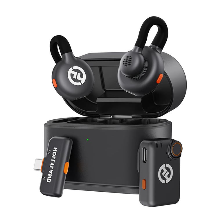 HOLLYLAND Lark M2S Mini Combo Kit Microphone Lavalier - vue 2