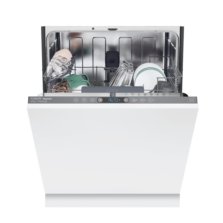 Lave-Vaisselle CANDY CI4C4F0PA – Tout Intégrable, 14 Couverts, 44 dB, 8 Programmes - vue 5