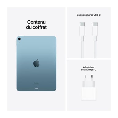 iPad Air di quinta generazione 10,9'' con chip M1 (2022), 64 GB - WiFi - Blu