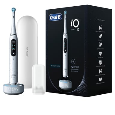 Oral-B iO Series 10 Adulte Brosse à dents rotative oscillante Blanc