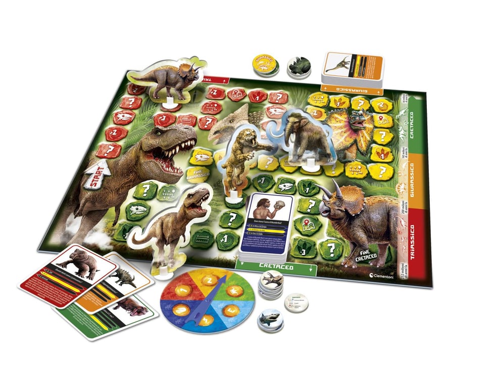 Clementoni Sapientino Préhistoire éducative Table Enfants Jeu Quiz sur les Dinosaures Made in Italy Couleur italienne 16599 - vue 3