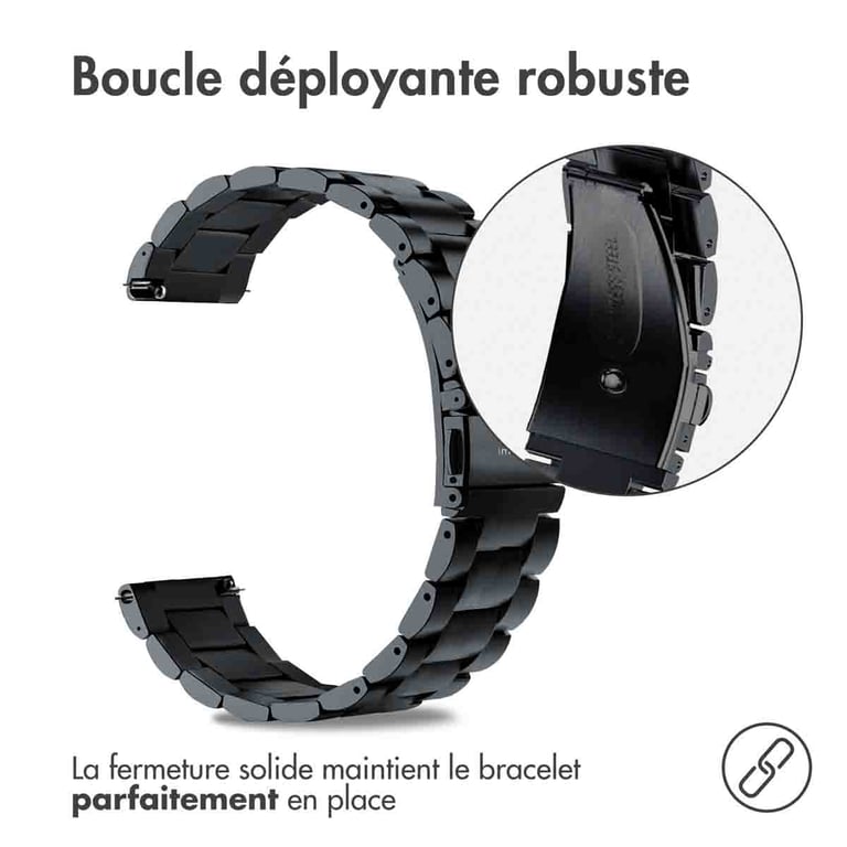 Bracelet imoshion en acier 20mm Doré - vue 2