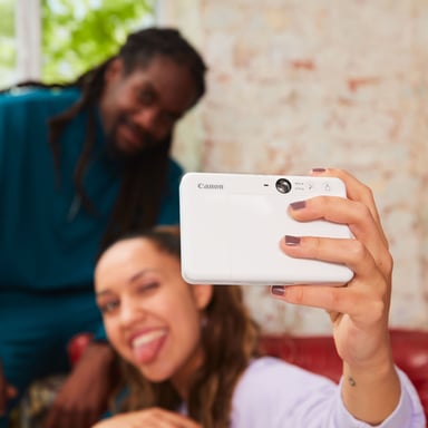 Canon Appareil photo couleur instantané Zoemini S2, Blanc perle