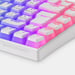 Mars Gaming MKCLOUDWBFR clavier Jouer USB + Bluetooth AZERTY Français Blanc