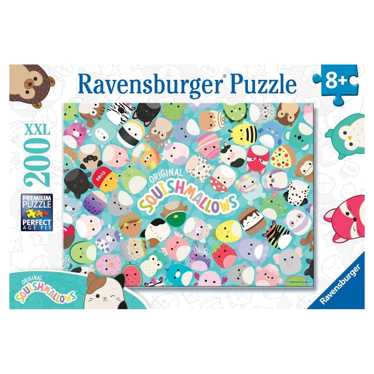 Puzzle 200 pièces : Une journée avec Squishmallows Ravensburger France - vue 5