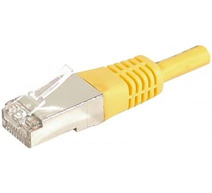 EXC 859566 cable de red Amarillo 3 m Cat6a F/UTP (FTP)