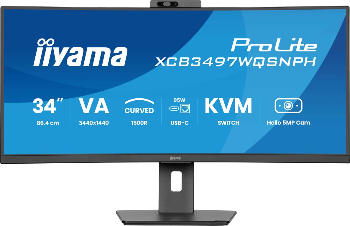 iiyama 34 LED ProLite XCB3497WQSNPH B1 - vue 3