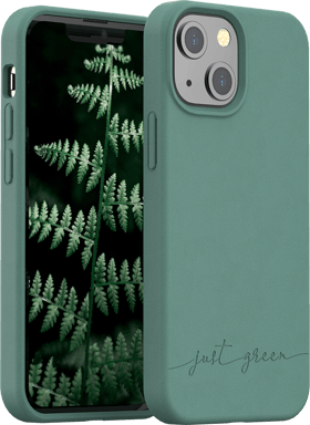 Coque Biodégradable Night Green pour iPhone 13 mini Just Green