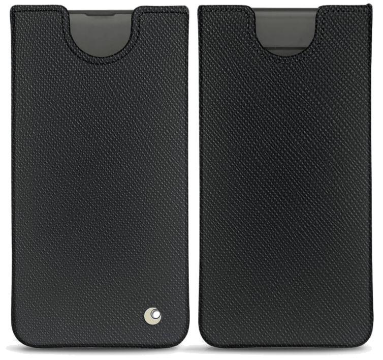 Pochette cuir Samsung Galaxy S10 - PochetteNoir