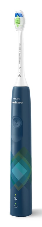 Philips 4100 series HX3689/42 brosse à dents électrique Adulte Brosse à dents à ultrasons Bleu - Neuf