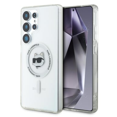 Étui Karl Lagerfeld Button Choupette MagSafe pour Samsung Galaxy S25 Ultra