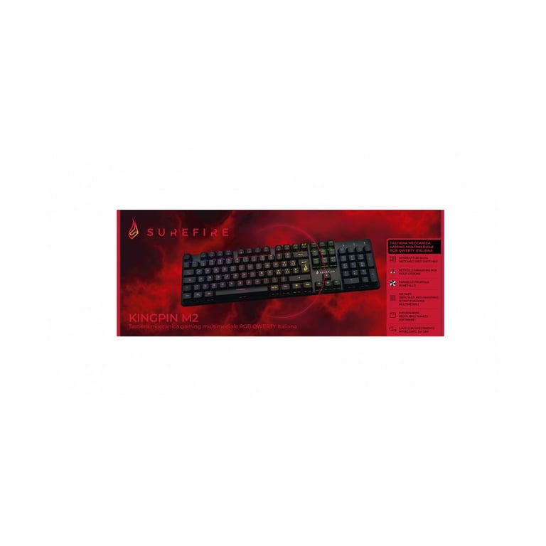 Verbatim KingPin M2 clavier Jouer USB QWERTY Italien Neuf - vue 4