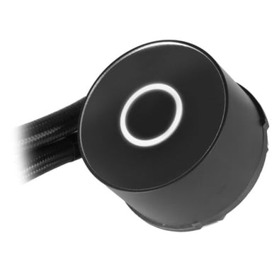 Mars Gaming ML-PRO360, Refrigeración Líquida CPU Profesional, TDP 600W, 3x Ventiladores FDB Ultra-silenciosos, Bomba Opti-Chamber con Anillo de Iluminación Blanco, Multisocket Universal, Negro