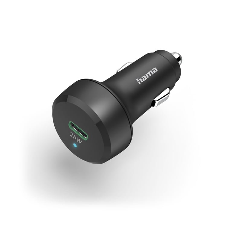 Hama 00201638 chargeur d'appareils mobiles Smartphone, Tablette Noir Allume-cigare, Lightning Charge rapide Auto - Neuf