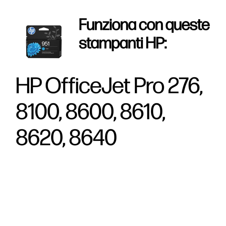 HP 951 9 ml cyan original Officejet cartouche d'encre - vue 4