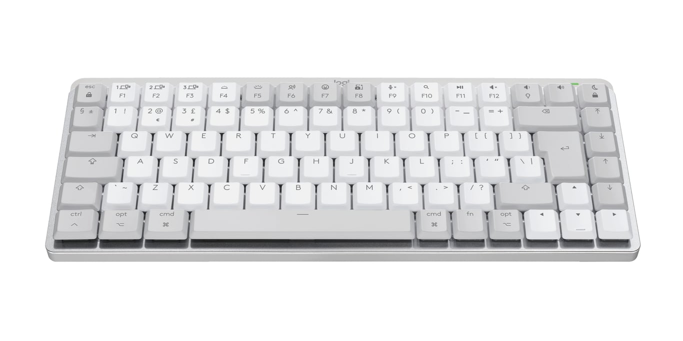 Logitech Master Series MX Mechanical Mini for Mac Clavier rétroéclairé sans fil Bluetooth LE QWERTY R. U. commutateur : Tactile Silencieux pâle - vue 3
