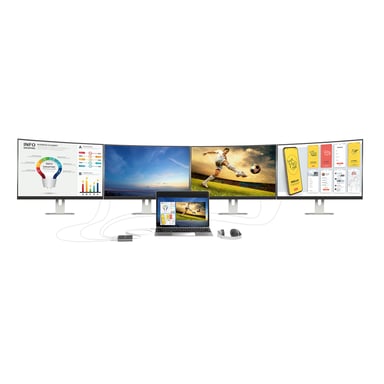 j5create JCA366-N Multi-Monitor da USB-C? a HDMI? a 4 porte