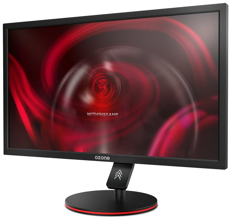 Ozone DSP24 240 écran plat de PC 61 cm (24 ) 1920 x 1080 pixels Full HD LED Noir, Rouge - Neuf