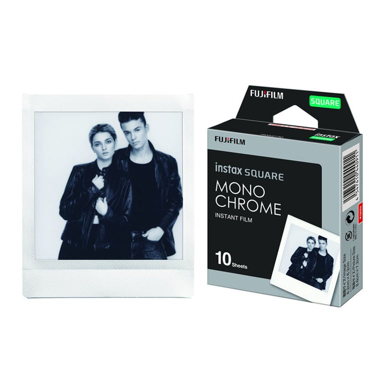 Film Fujifilm Instax Square Pack Monochrome 10 Poses et - vue 4