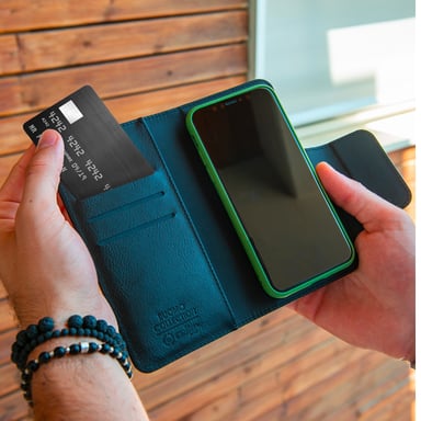 Celly Duomo XXL funda para teléfono móvil 16,5 cm (6.5'') Libro Negro