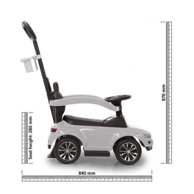 Veicolo a Spinta VW T-Roc 3 in 1 Bianco per Bambini