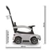 Veicolo a Spinta VW T-Roc 3 in 1 Bianco per Bambini